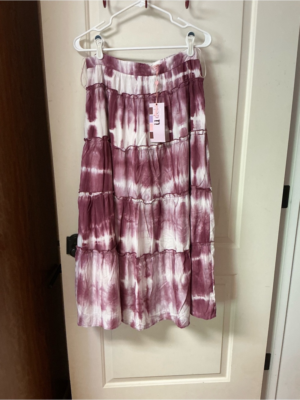 NWT Udel NY Rayon Tie-dye Skirt Size M
